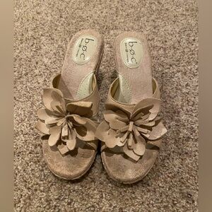 b.o.c. Tan Mules & Clogs with Elegant Design